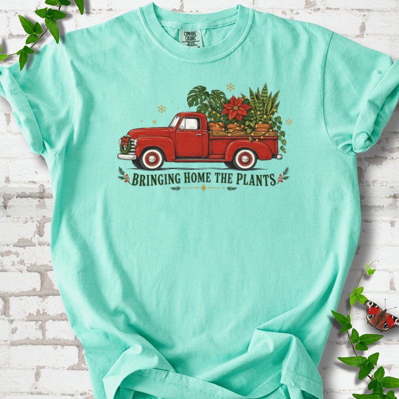 Bringing Home The Plants T-Shirt in Island Reef – PlotlyGarden
