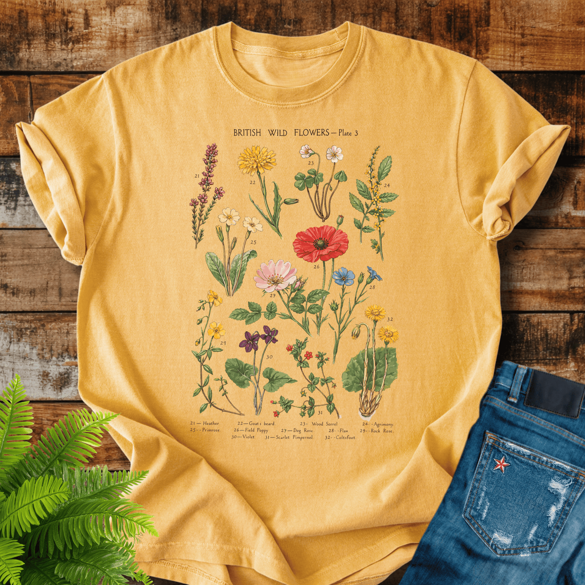 British Wildflowers T-shirt