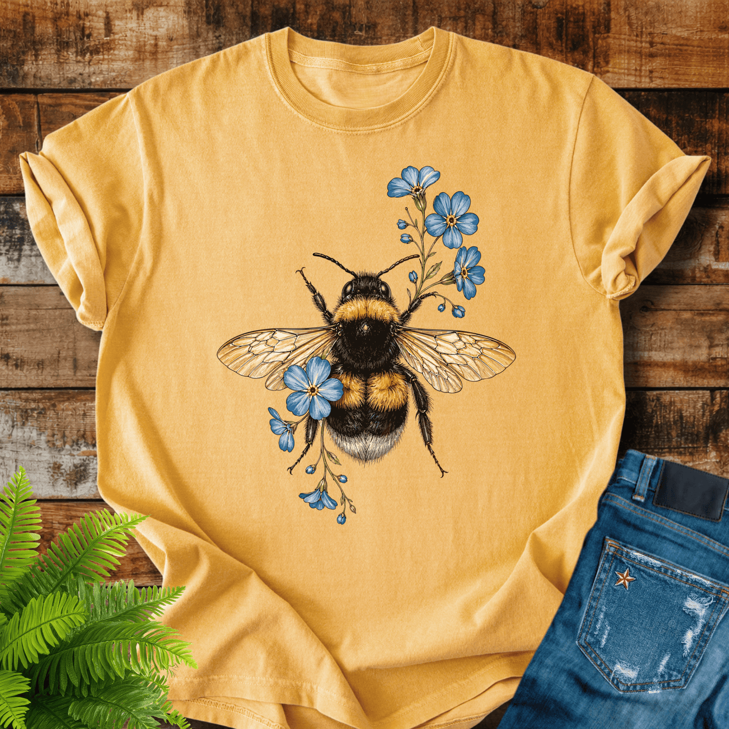 Bumblebee Flowers T-shirt