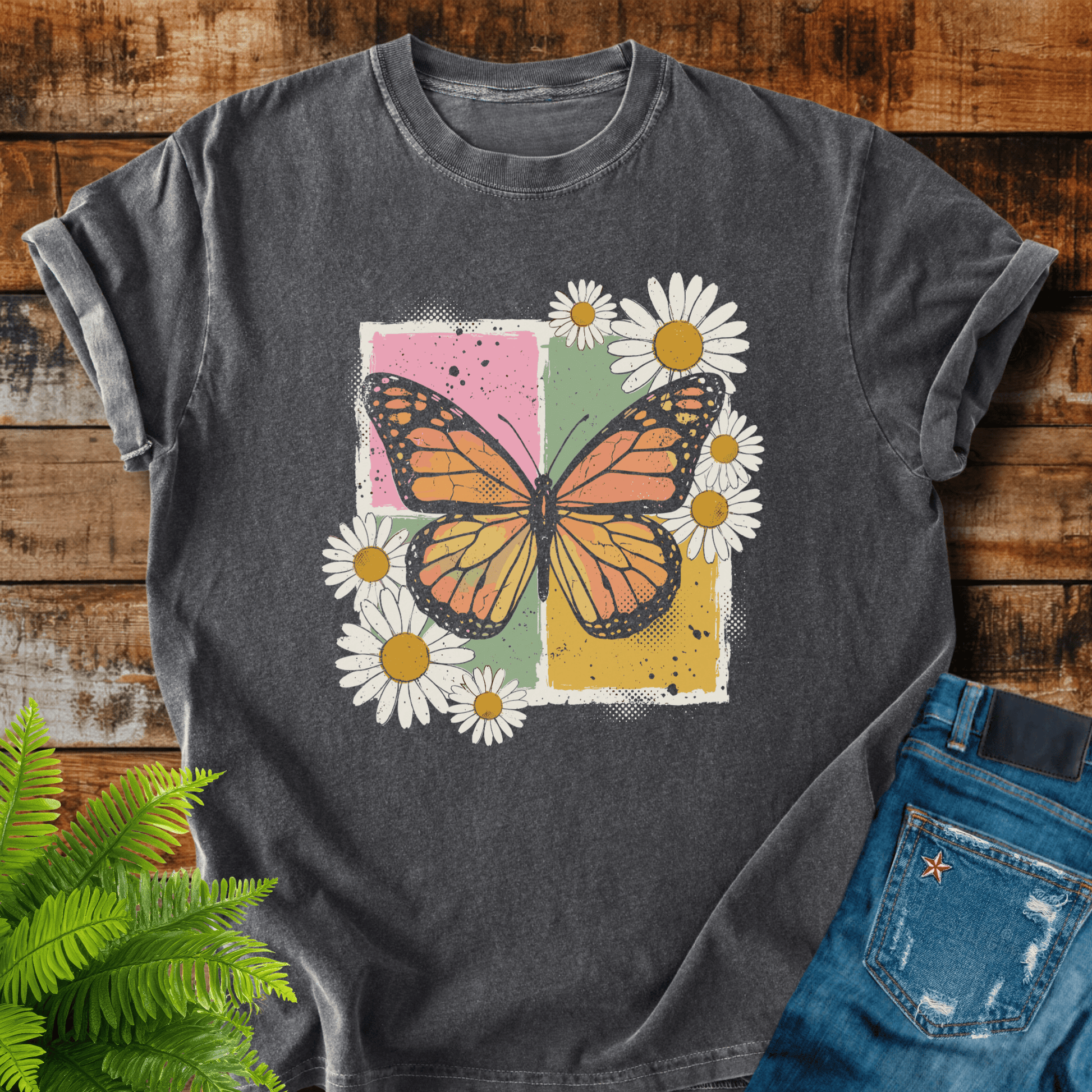 Butterfly Daisies T-shirt