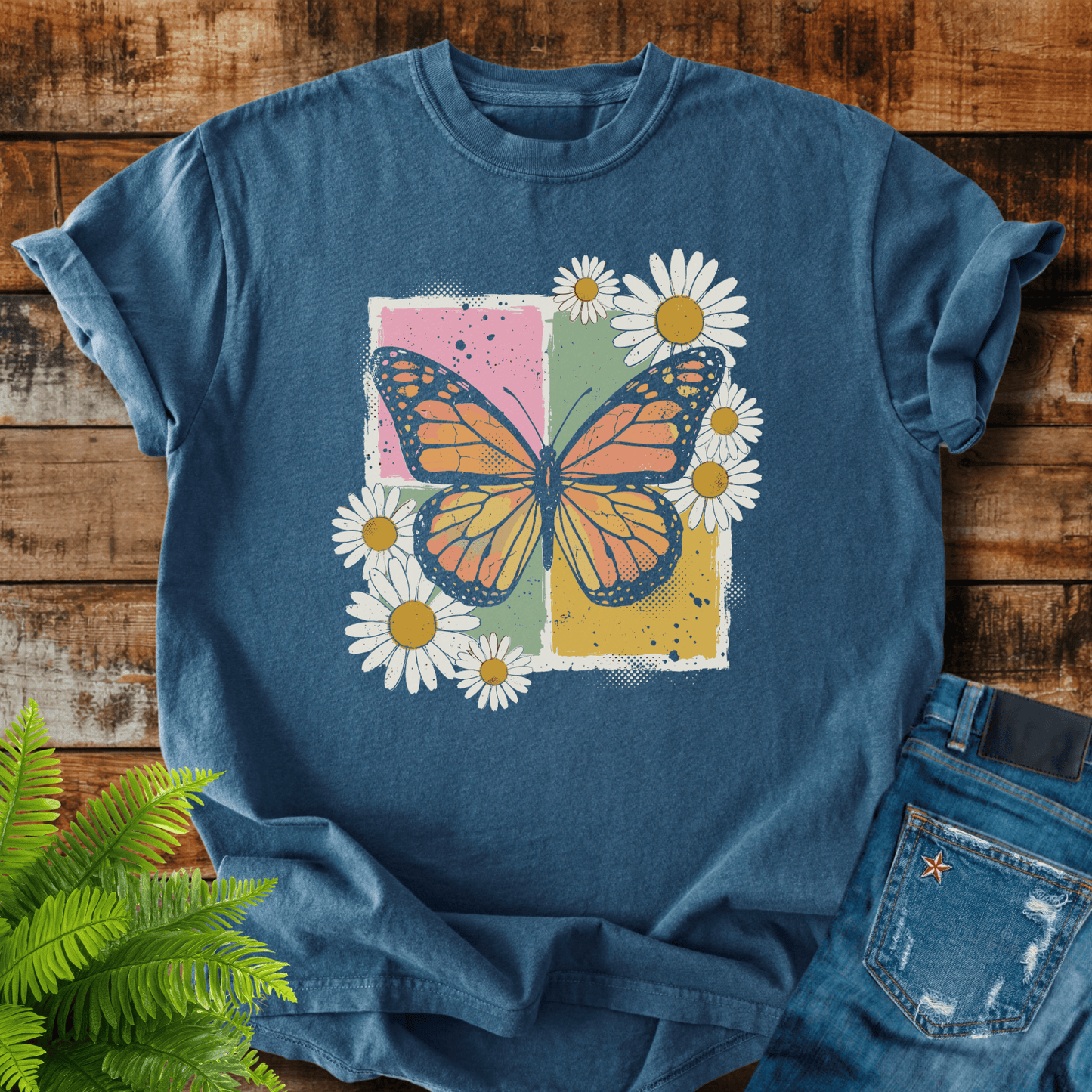 Butterfly Daisies T-shirt