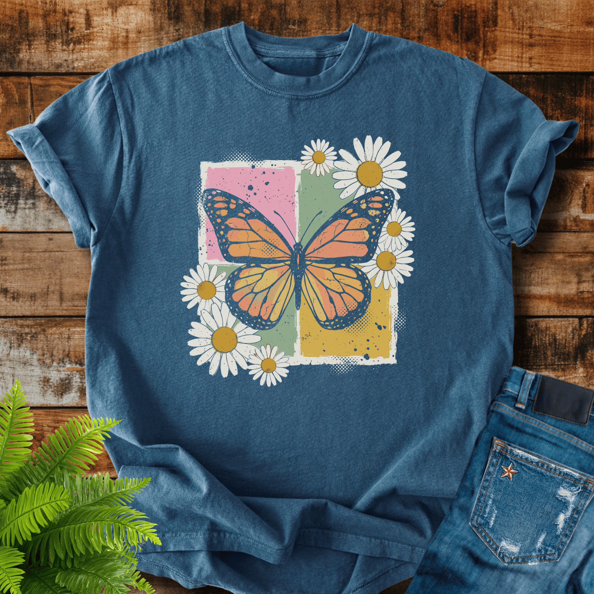 Butterfly Daisies T-shirt
