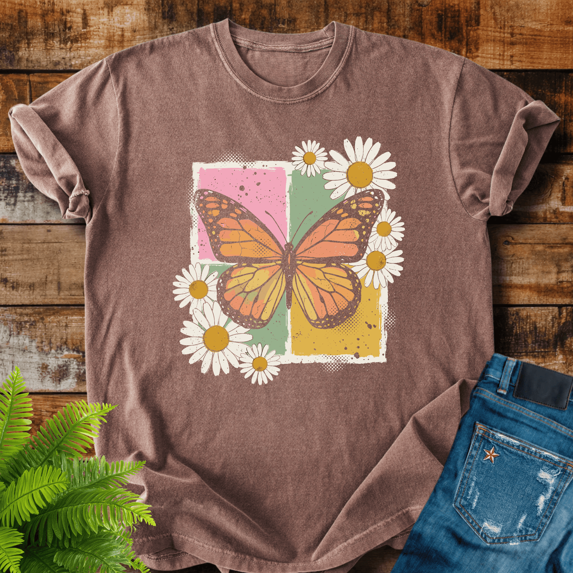 Butterfly Daisies T-shirt