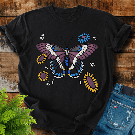 Butterfly Flowers T-shirt