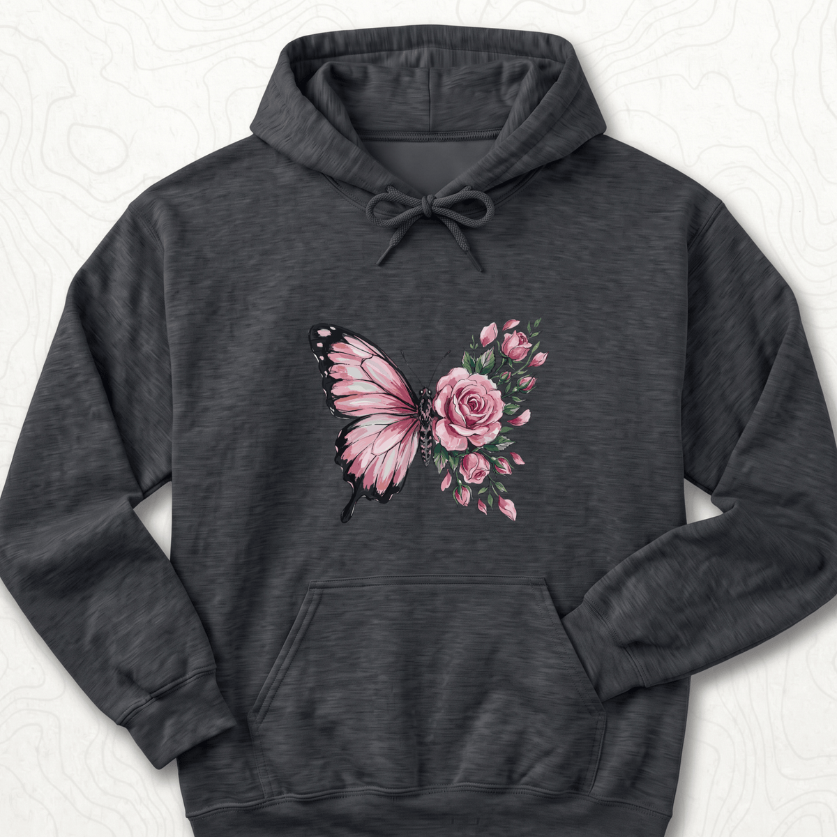 Butterfly Rose Hoodie