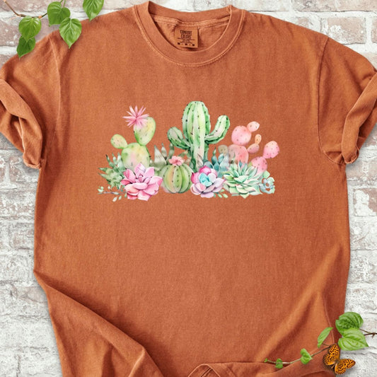 Cactus Art T-Shirt