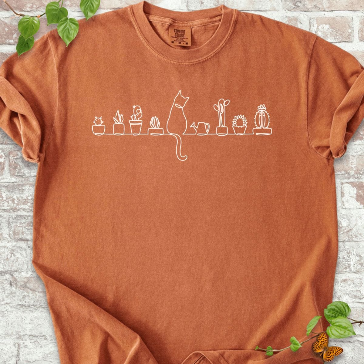 Cat and Cactus T-Shirt