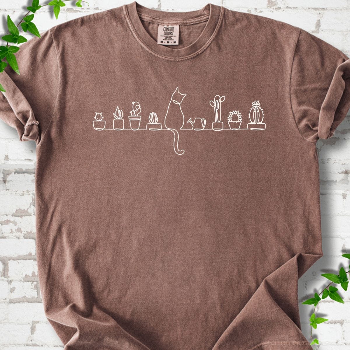 Cat and Cactus T-Shirt