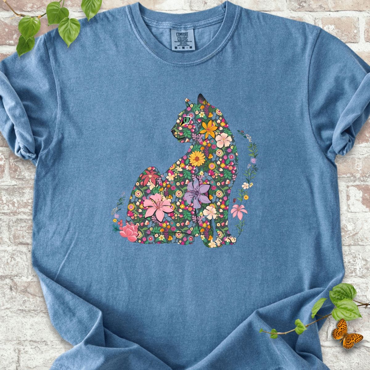 Cat Flowers T-Shirt