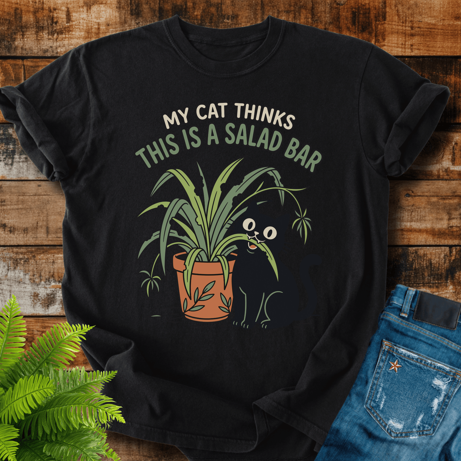 Cat Salad Bar T-shirt