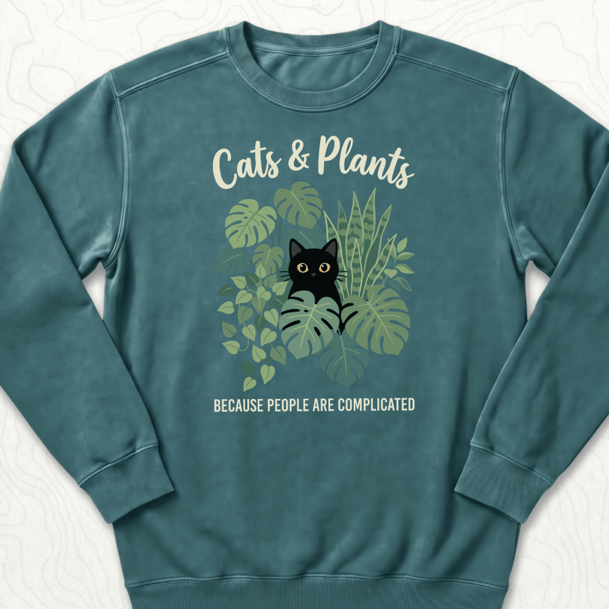 Cats And Plants Sweatshirt