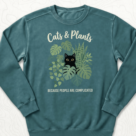 Cats And Plants Sweatshirt