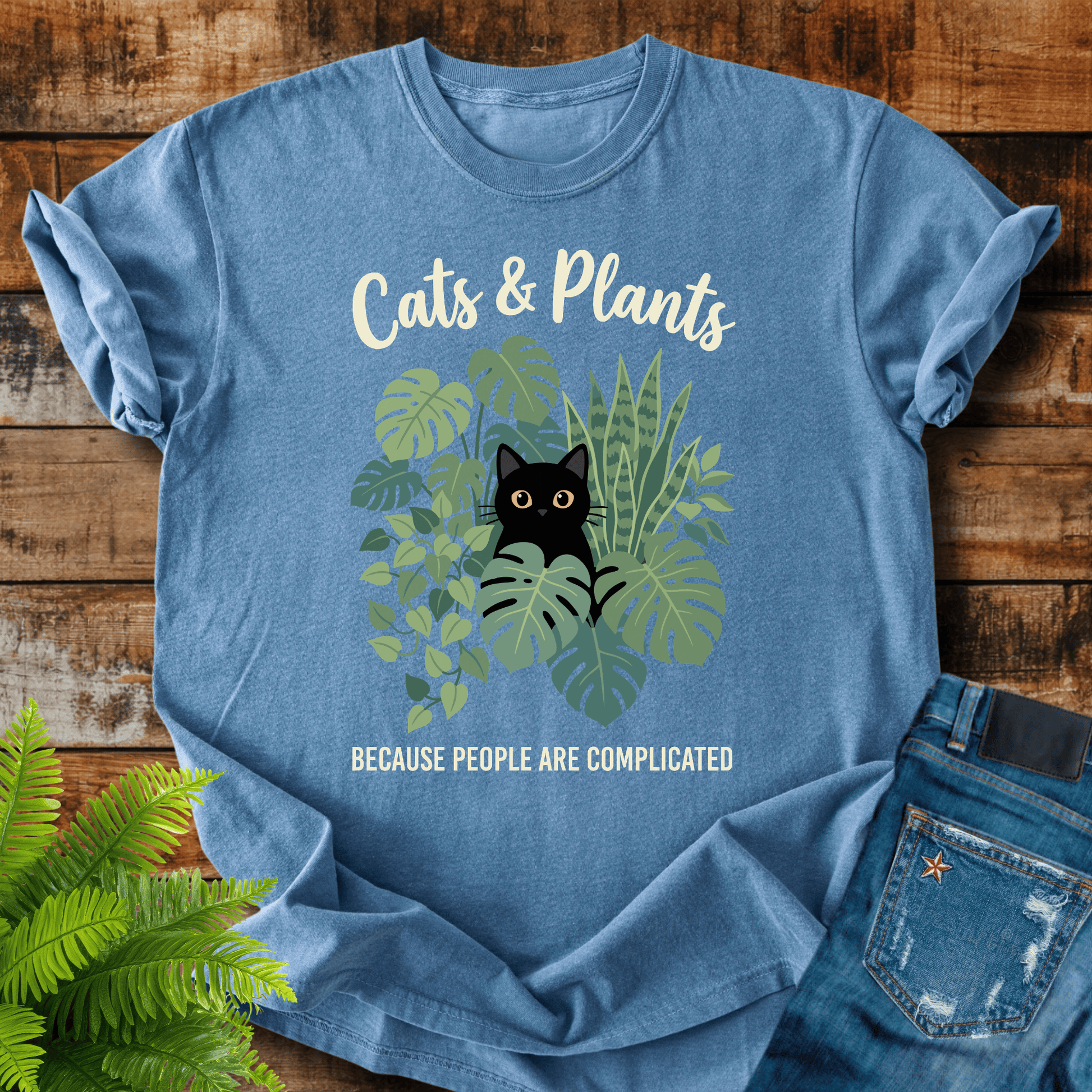 Cats And Plants T-shirt