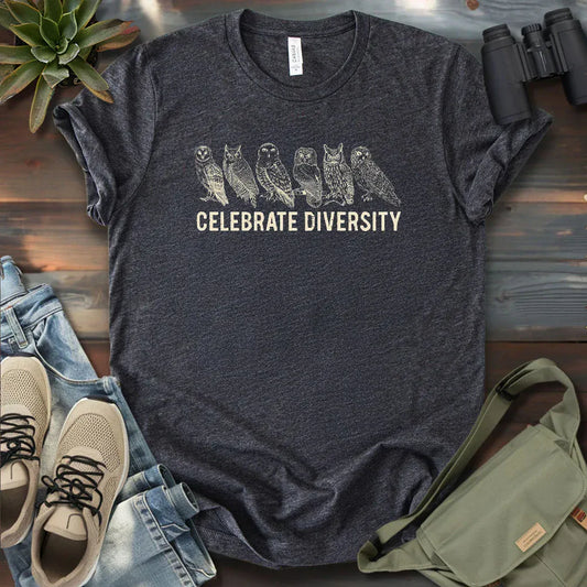 Celebrate Owl Diversity T-shirt