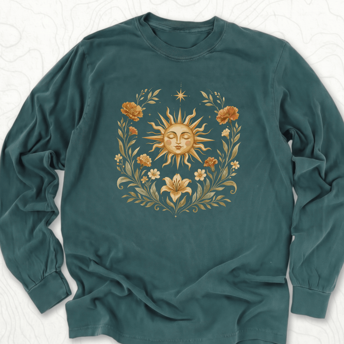 Celestial Sunflower LS T-shirt