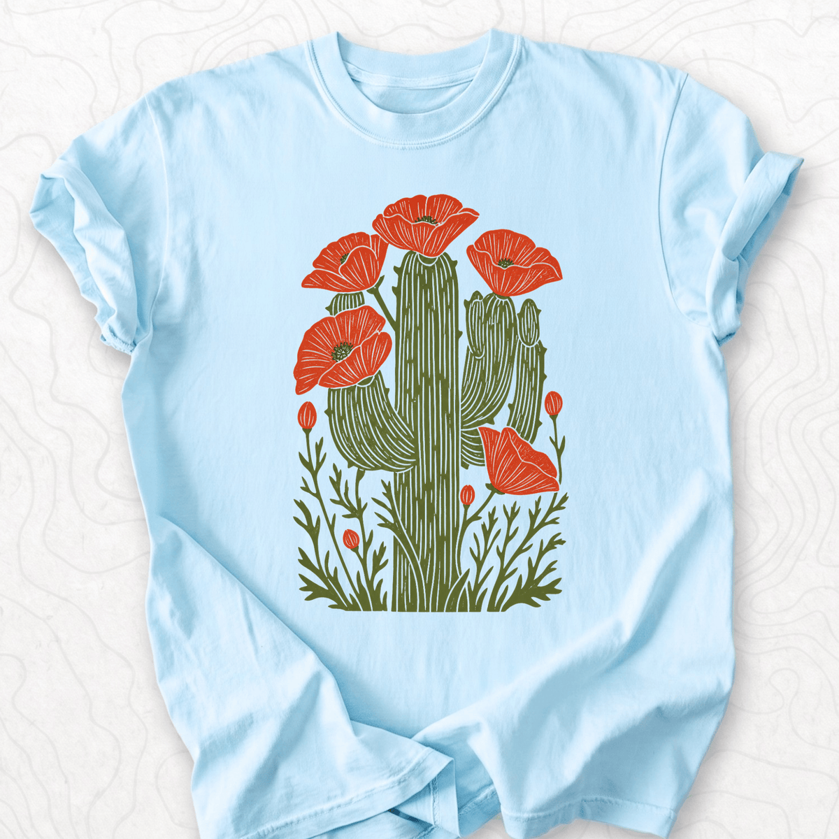 Cactus Poppies T-shirt