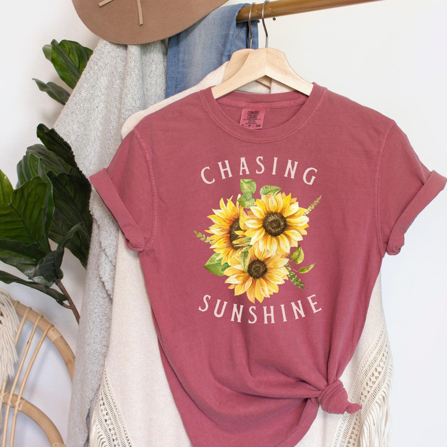 "Chasing Sunshine" Sunflower T-Shirt