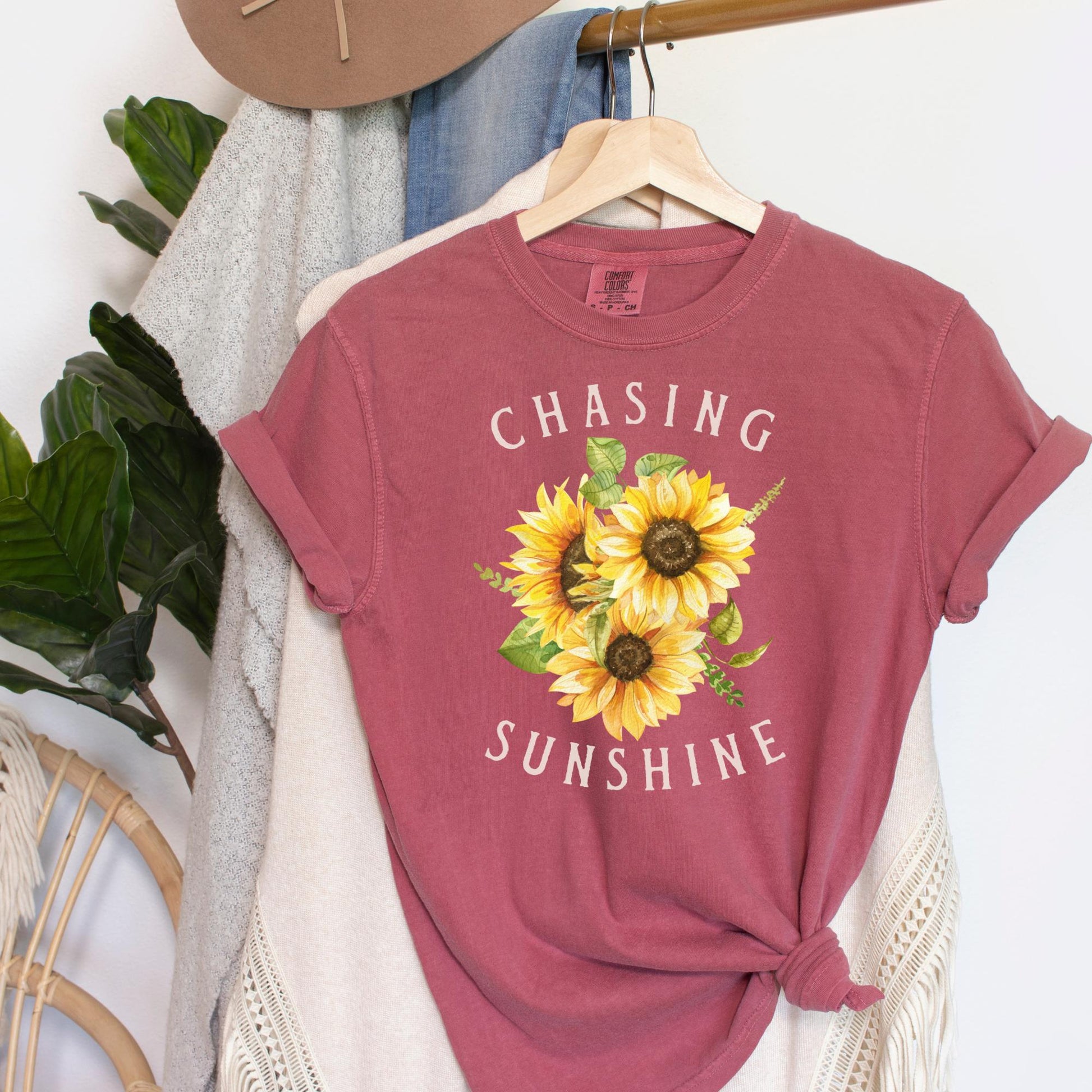 "Chasing Sunshine" Sunflower T-Shirt
