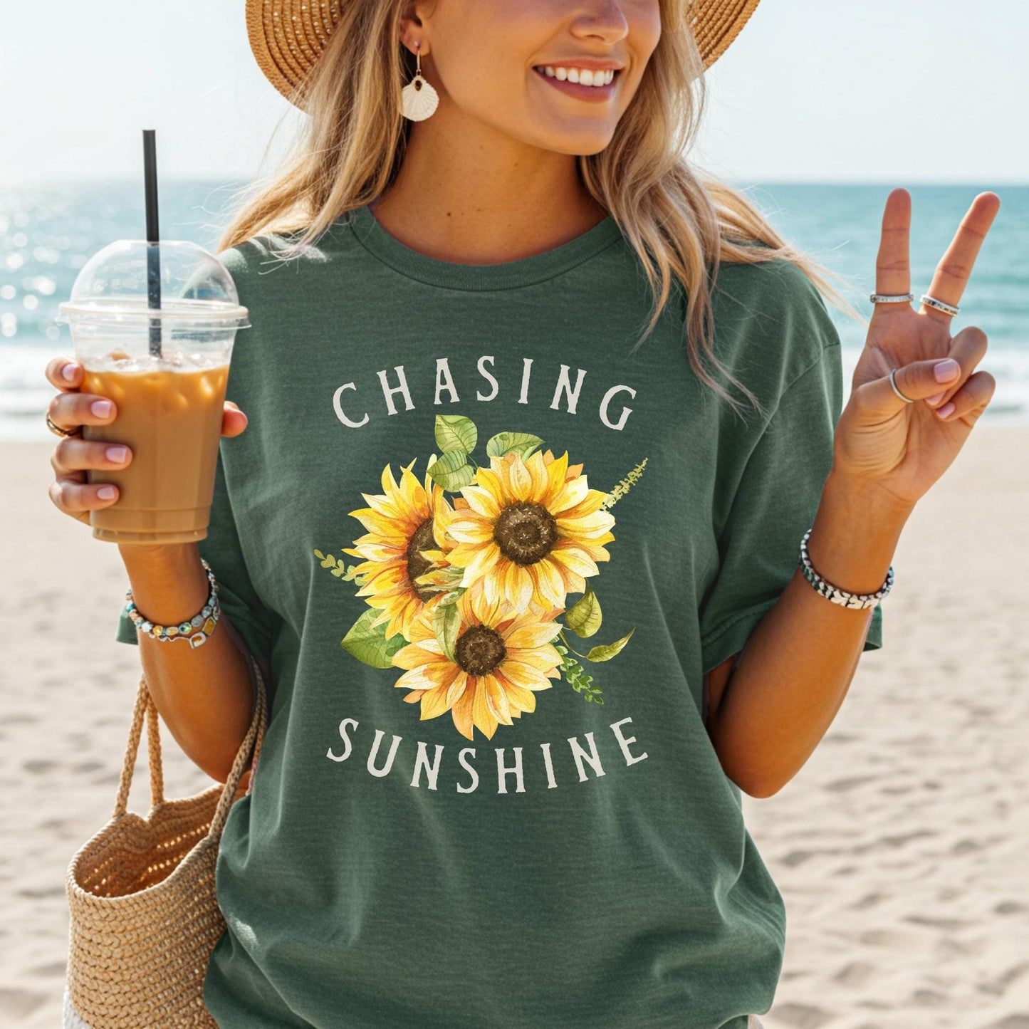 "Chasing Sunshine" Sunflower T-Shirt