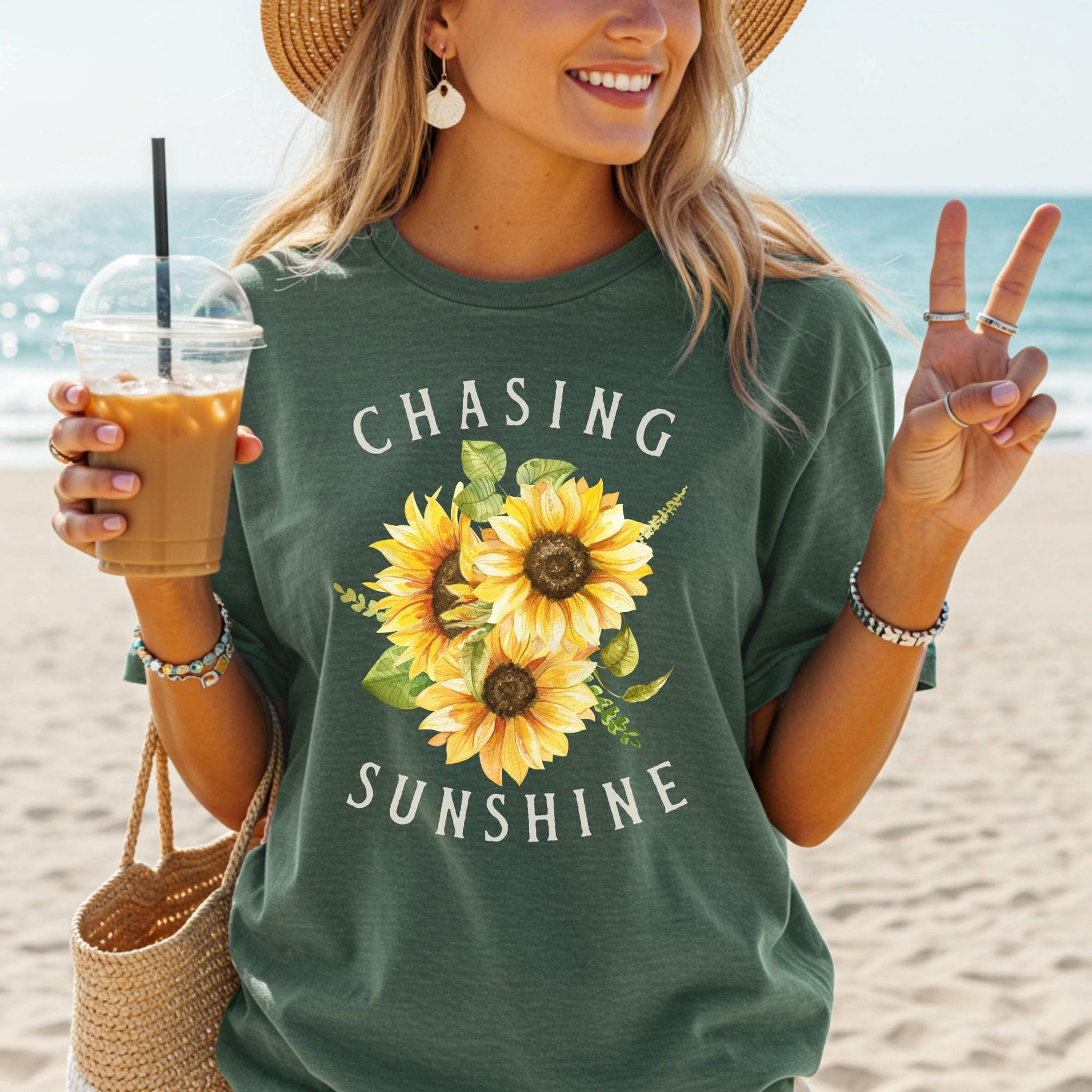 "Chasing Sunshine" Sunflower T-Shirt