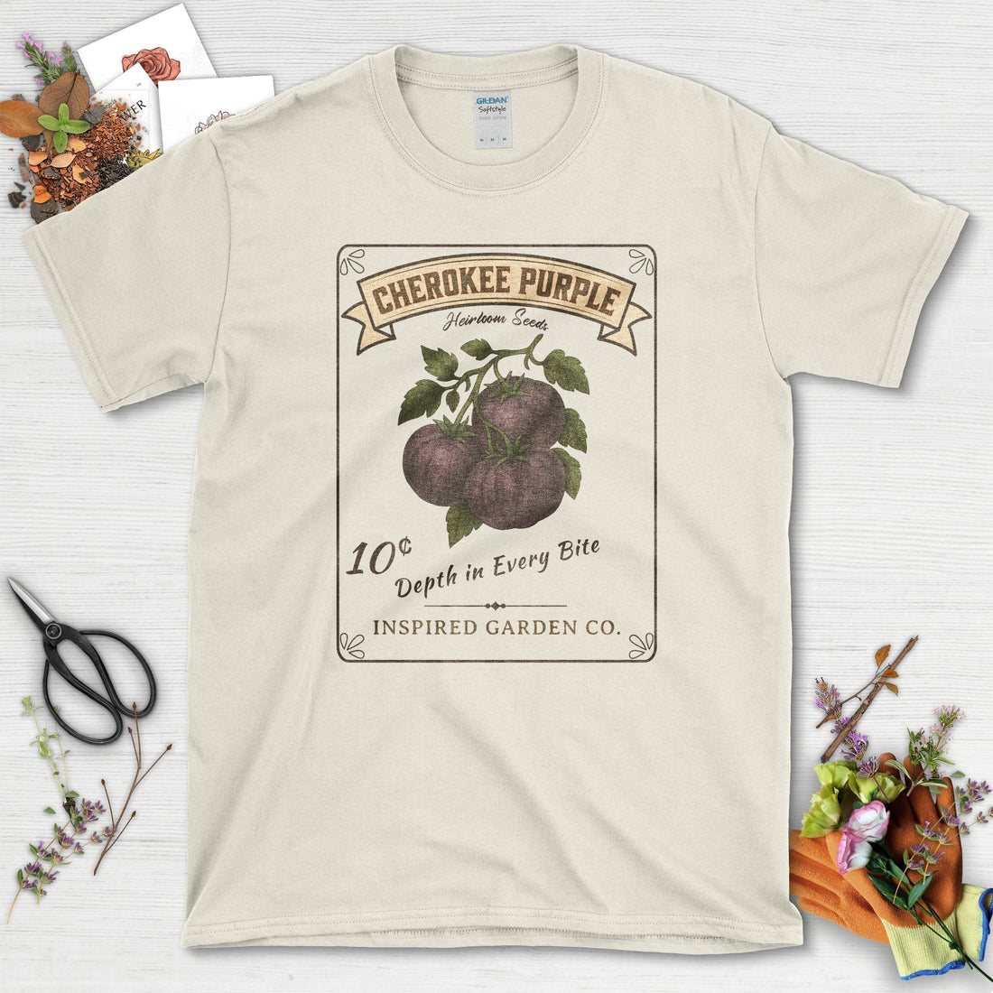 Cherokee Purple Heirloom Seeds T-Shirt