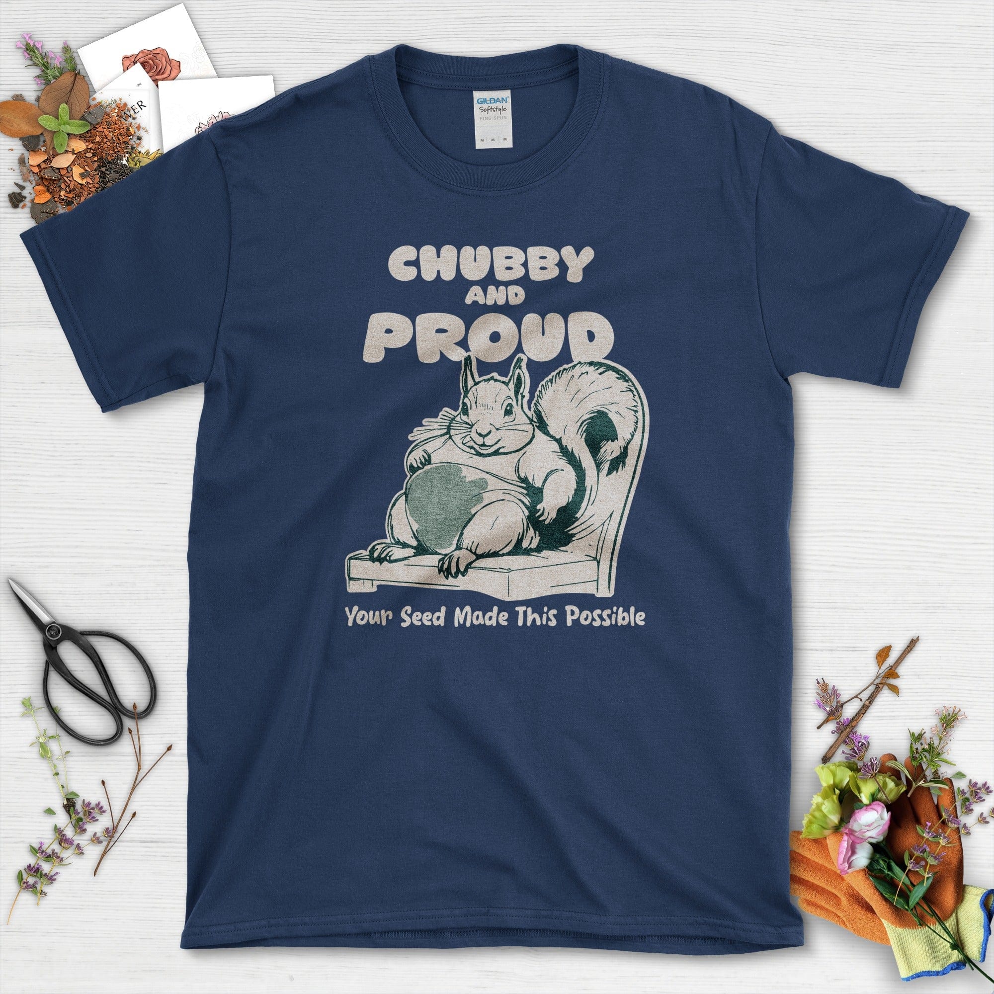 Chubby Proud Squirrel T-Shirt