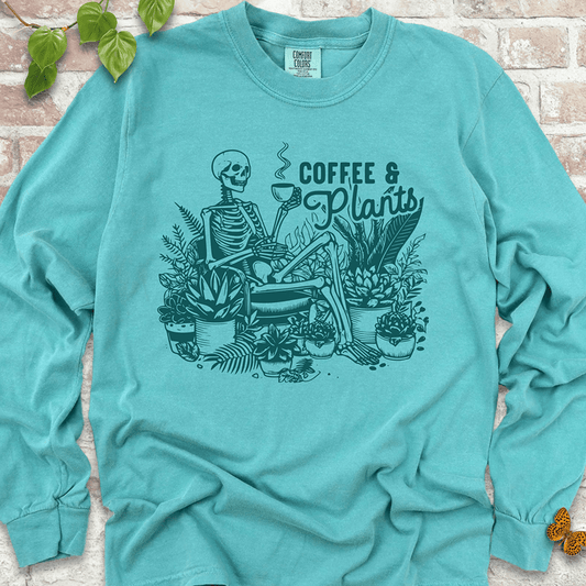 Coffee & Plants Skeleton Long Sleeves