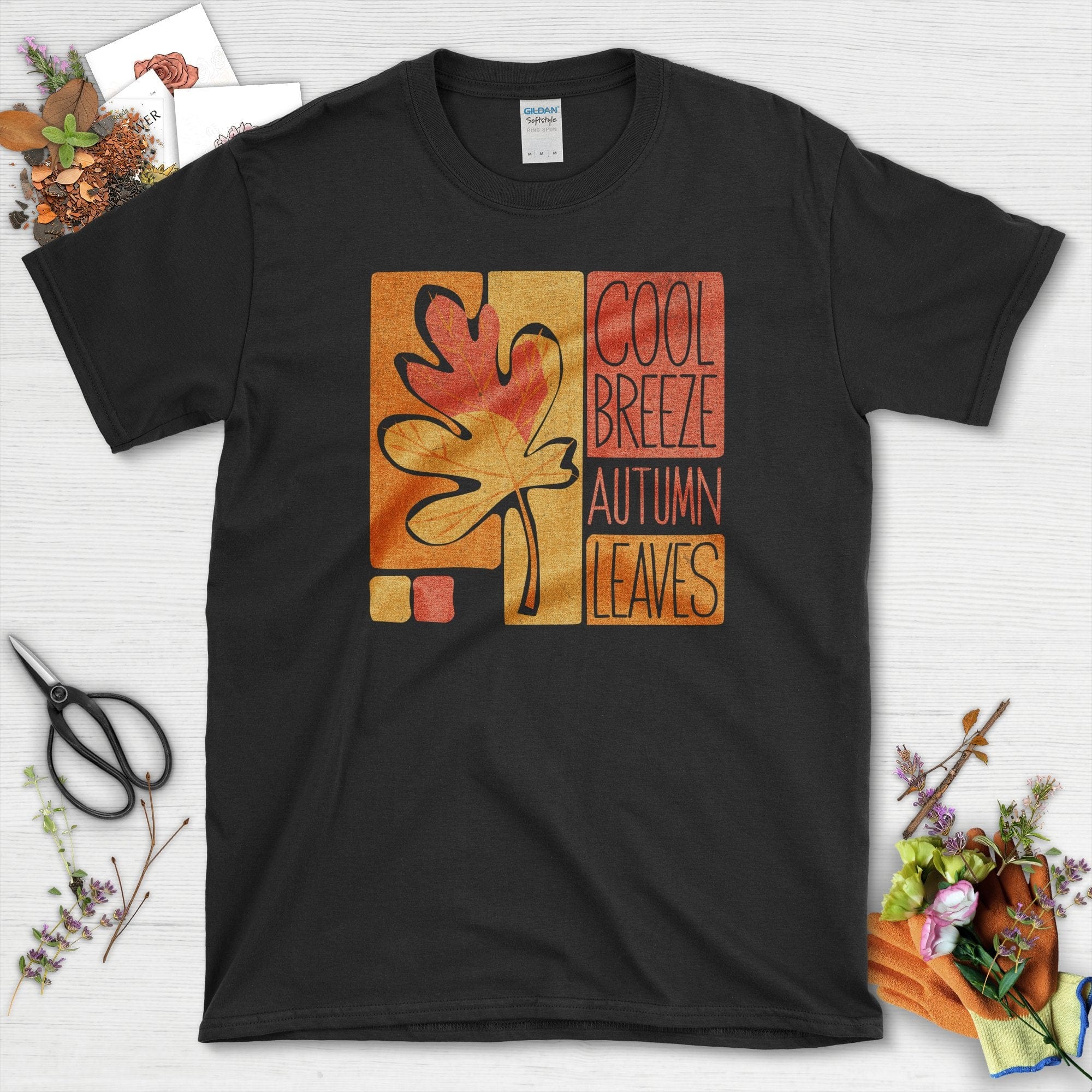 Cool Breeze Autumn Leaves T-Shirt