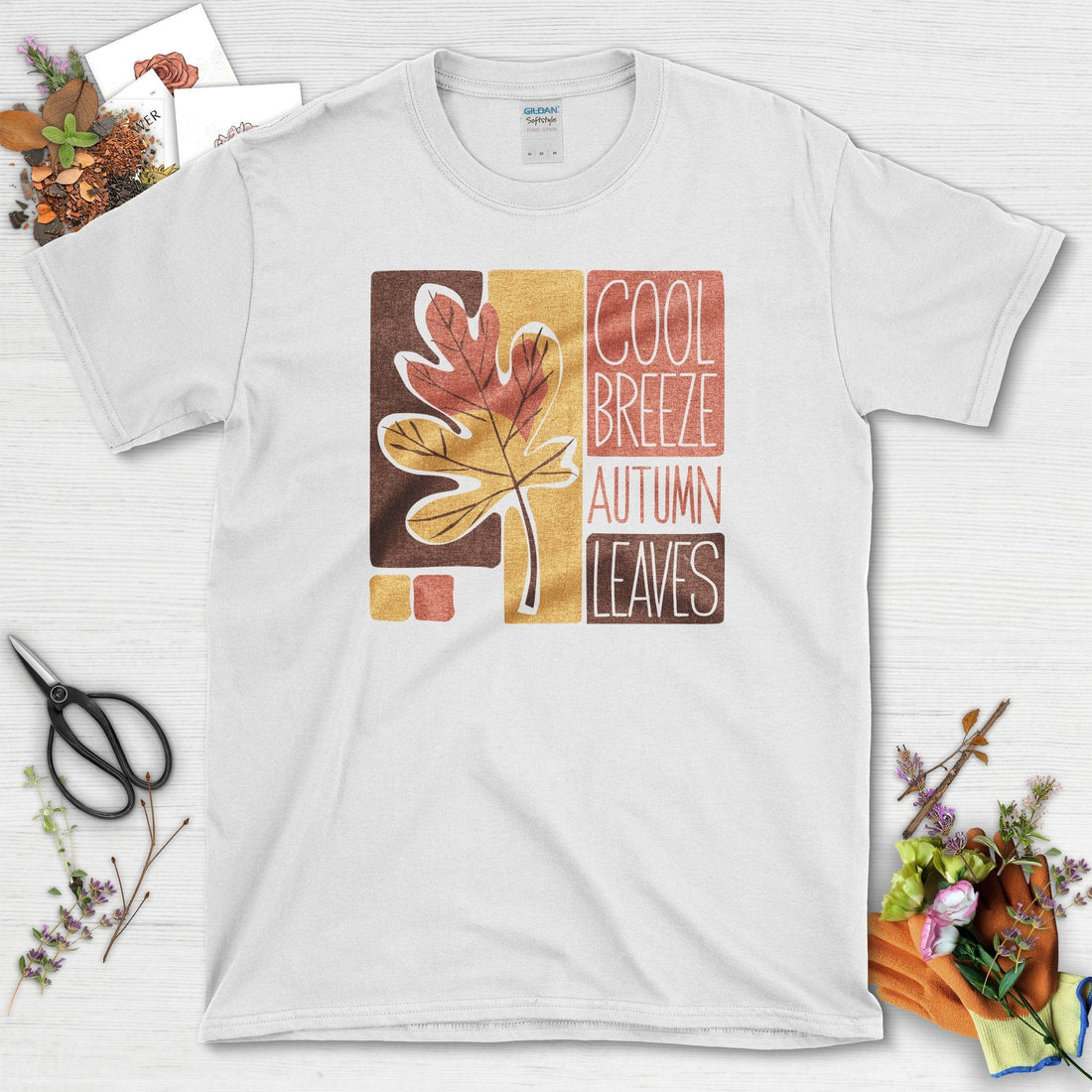 Cool Breeze Autumn Leaves T-Shirt