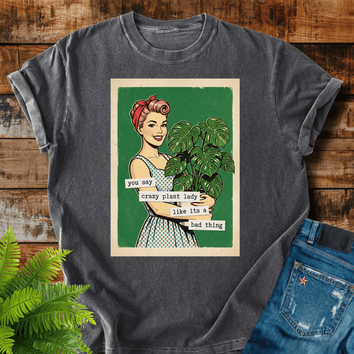 Crazy Plant Lady T-shirt