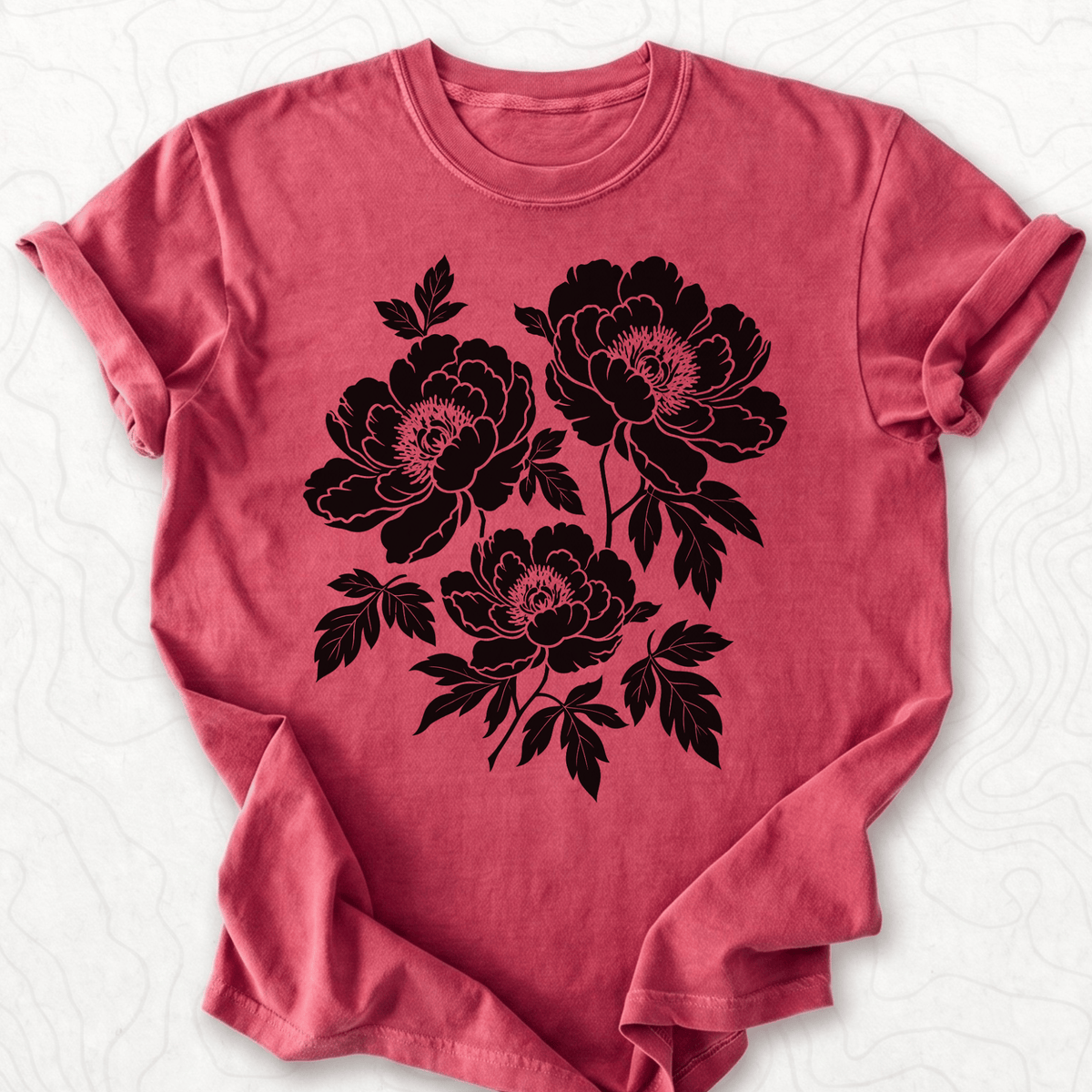 Floral Silhouette T-shirt