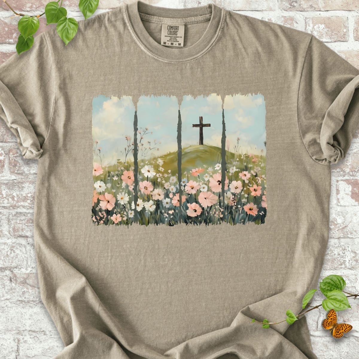 Cross and Wildflowers T-Shirt