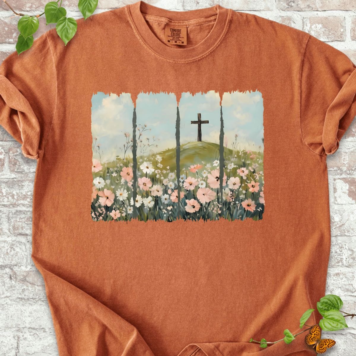 Cross and Wildflowers T-Shirt