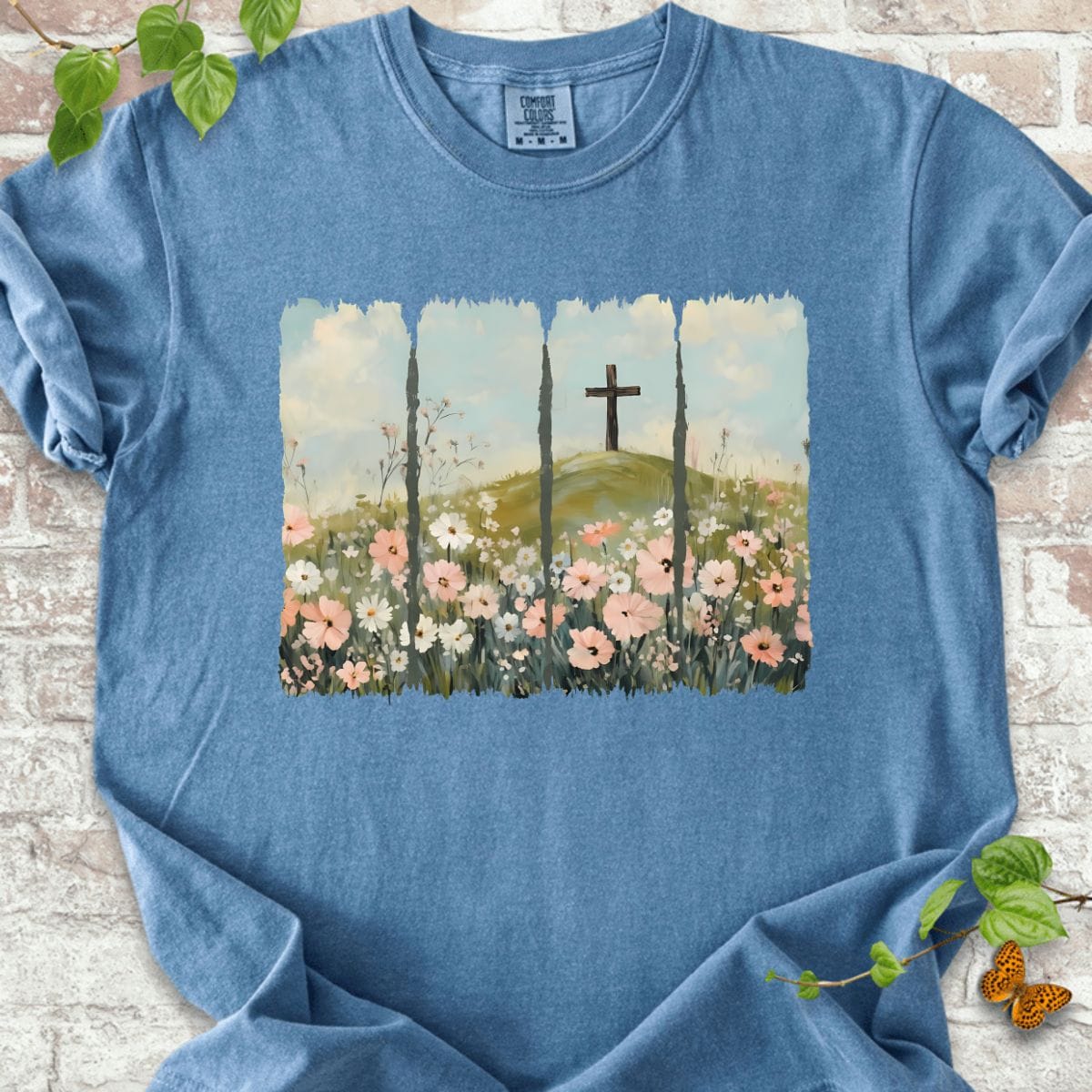 Cross and Wildflowers T-Shirt