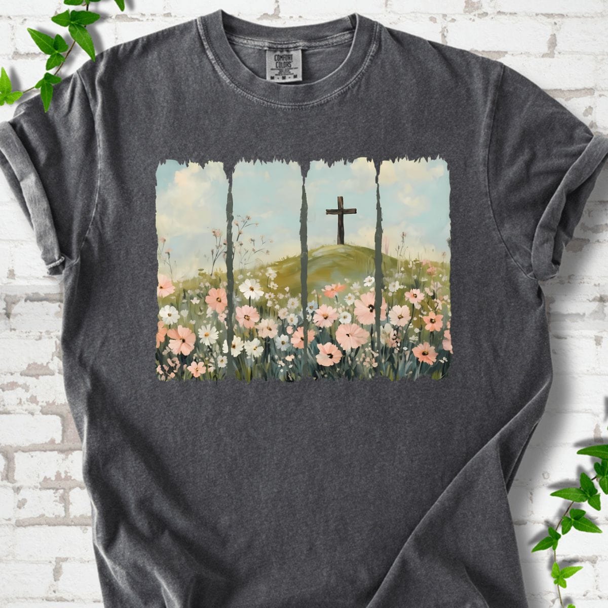 Cross and Wildflowers T-Shirt