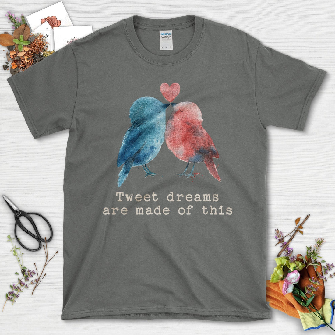 Cute Birds Tweet Dreams Are Made Of This T-Shirt 5hteam