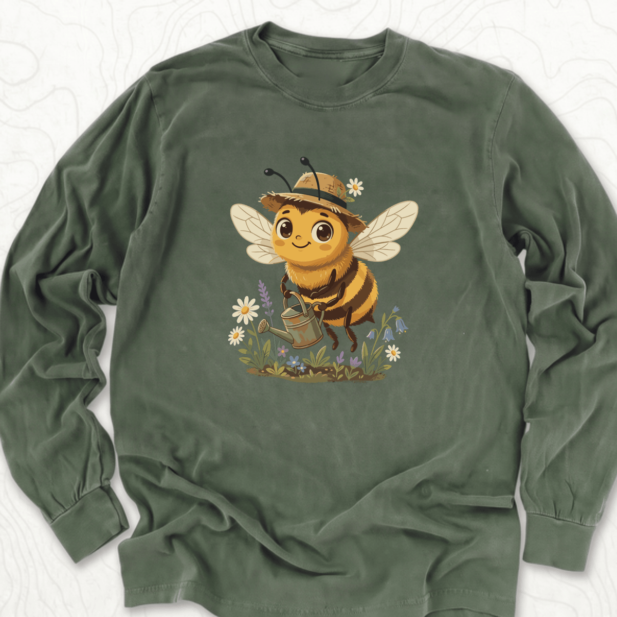 Cute Gardener Bee LS T-shirt