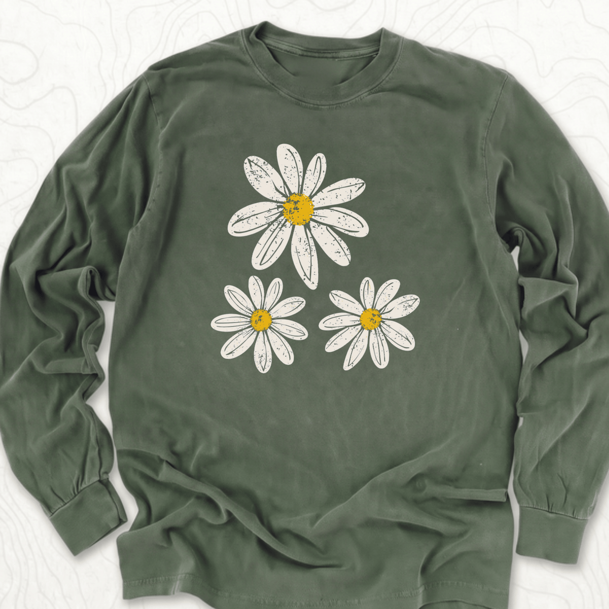 Daisy Flowers LS T-shirt