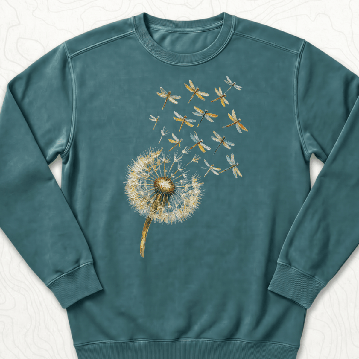 Dandelion Dragonflies Sweatshirt