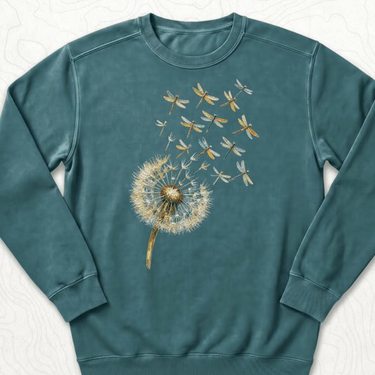 Dandelion Dragonflies Sweatshirt