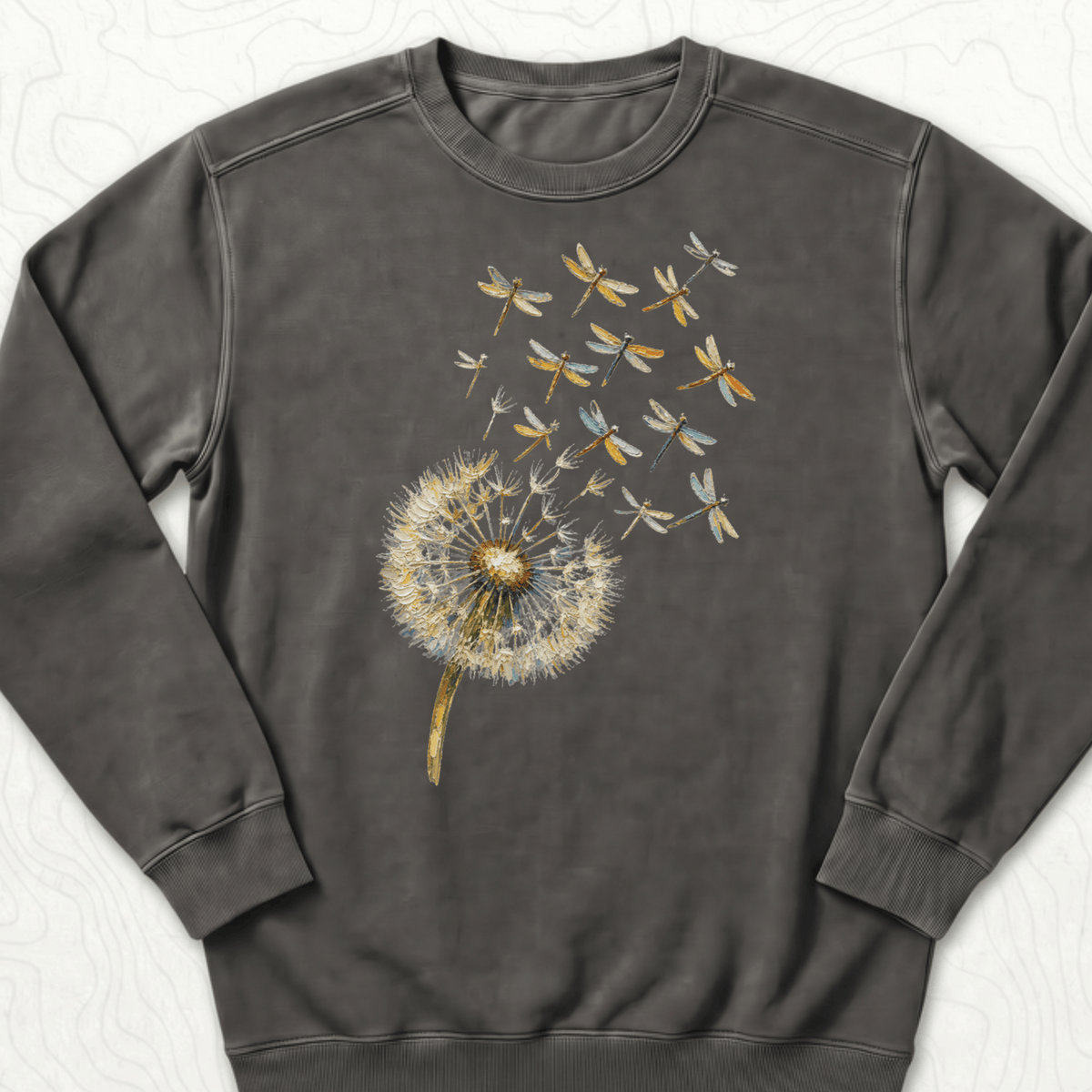 Dandelion Dragonflies Sweatshirt