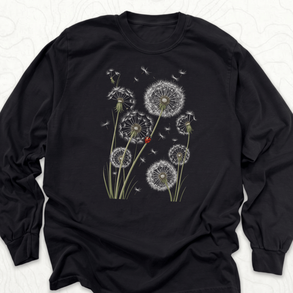 Dandelion Ladybug LS T-shirt
