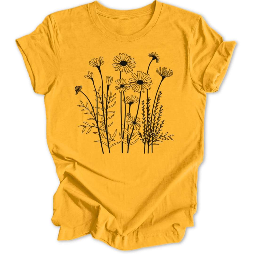 Delicate Flowers Unisex T-Shirt