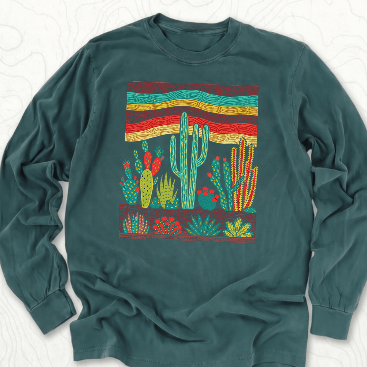 Desert Cactus LS T-shirt