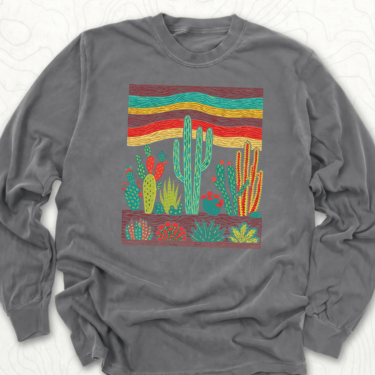 Desert Cactus LS T-shirt