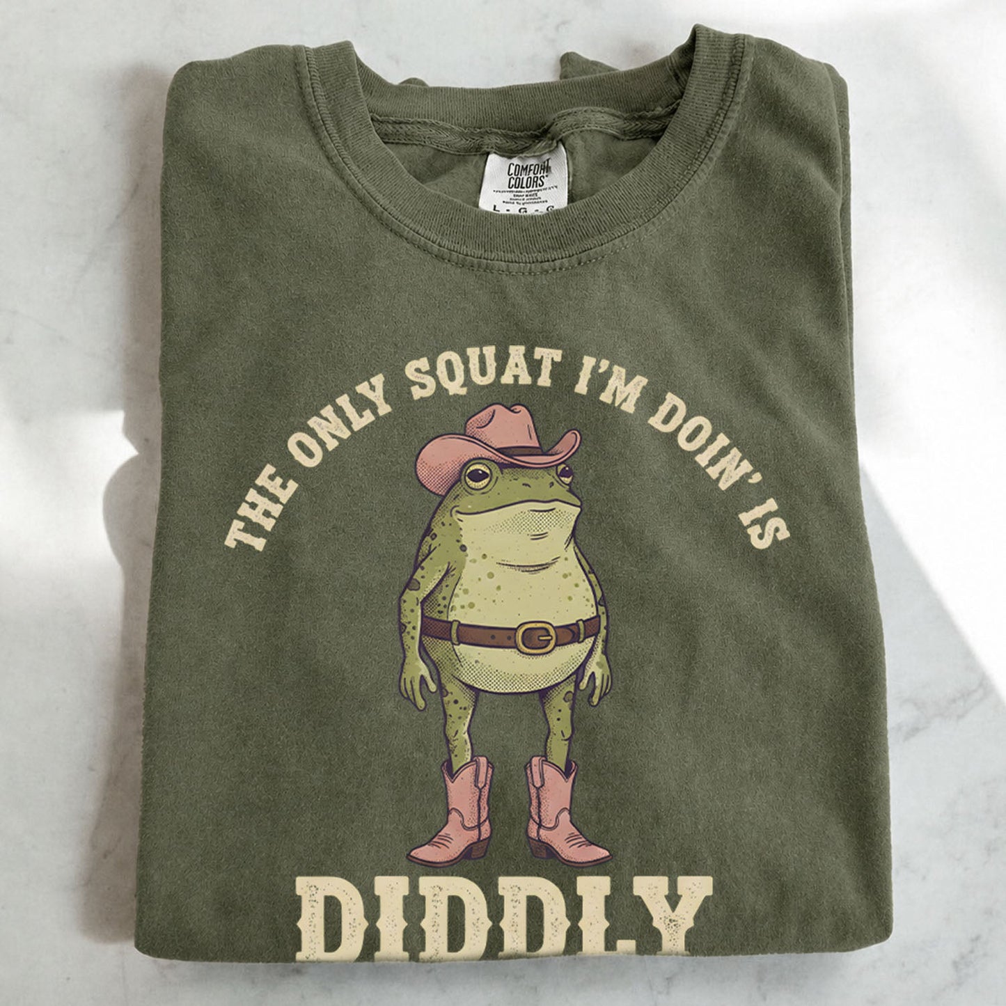 Doing Diddly Squat Frog T-Shirt