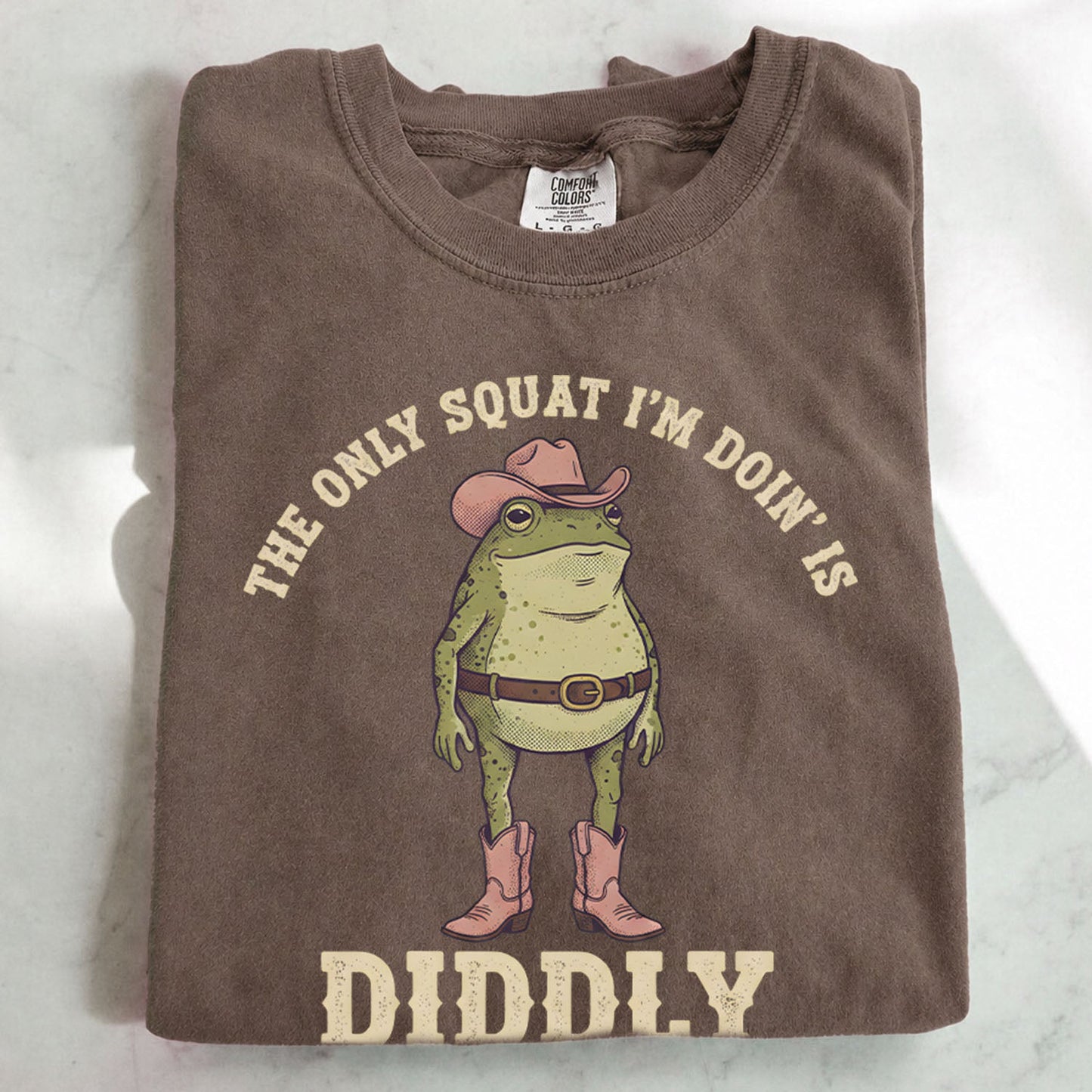 Doing Diddly Squat Frog T-Shirt