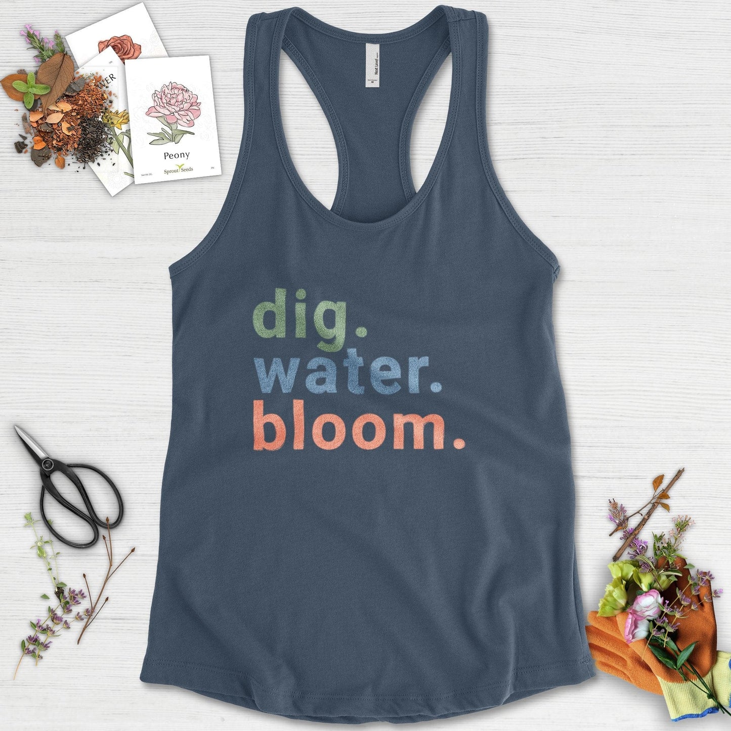 Dig Water Bloom Racerback