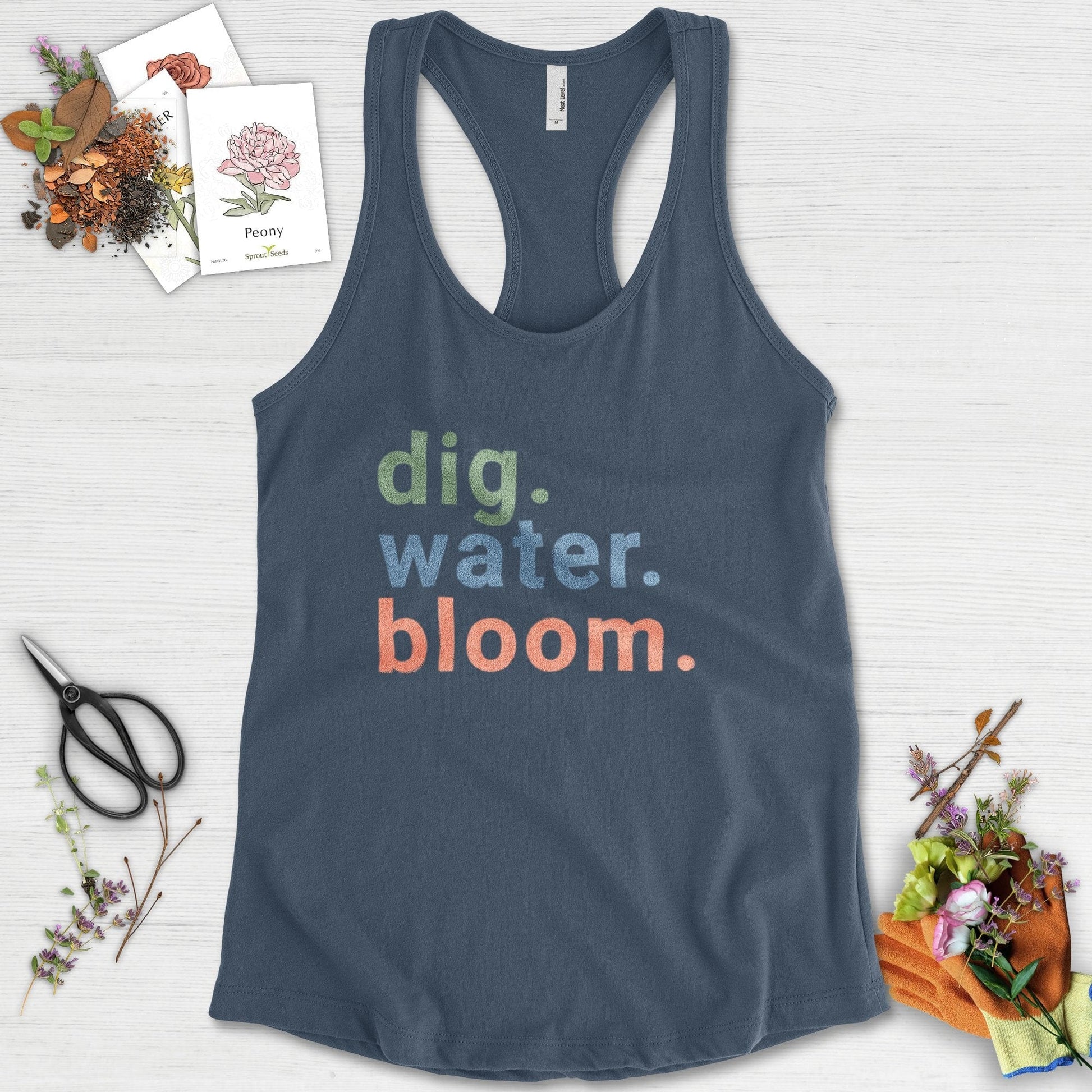 Dig Water Bloom Racerback