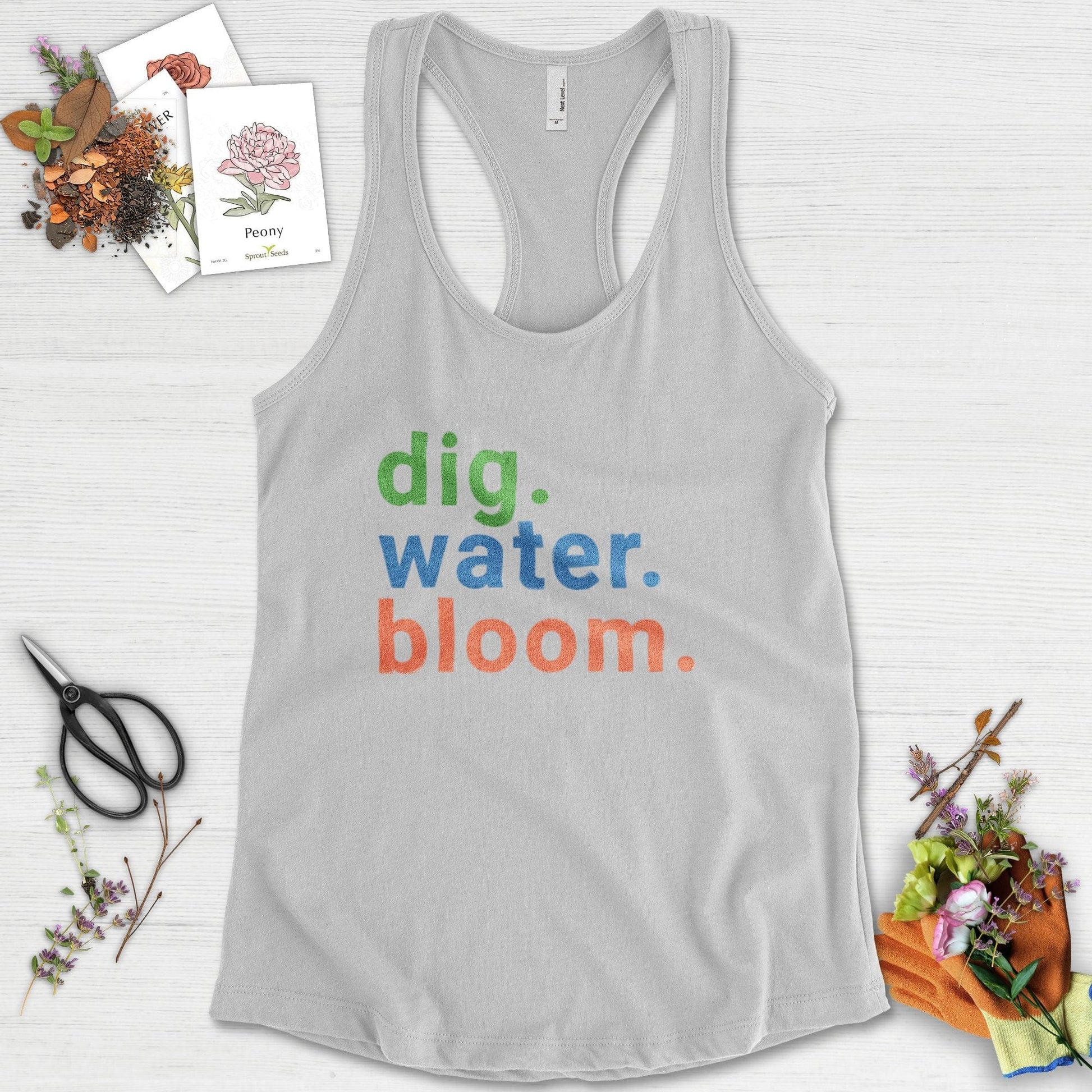 Dig Water Bloom Racerback